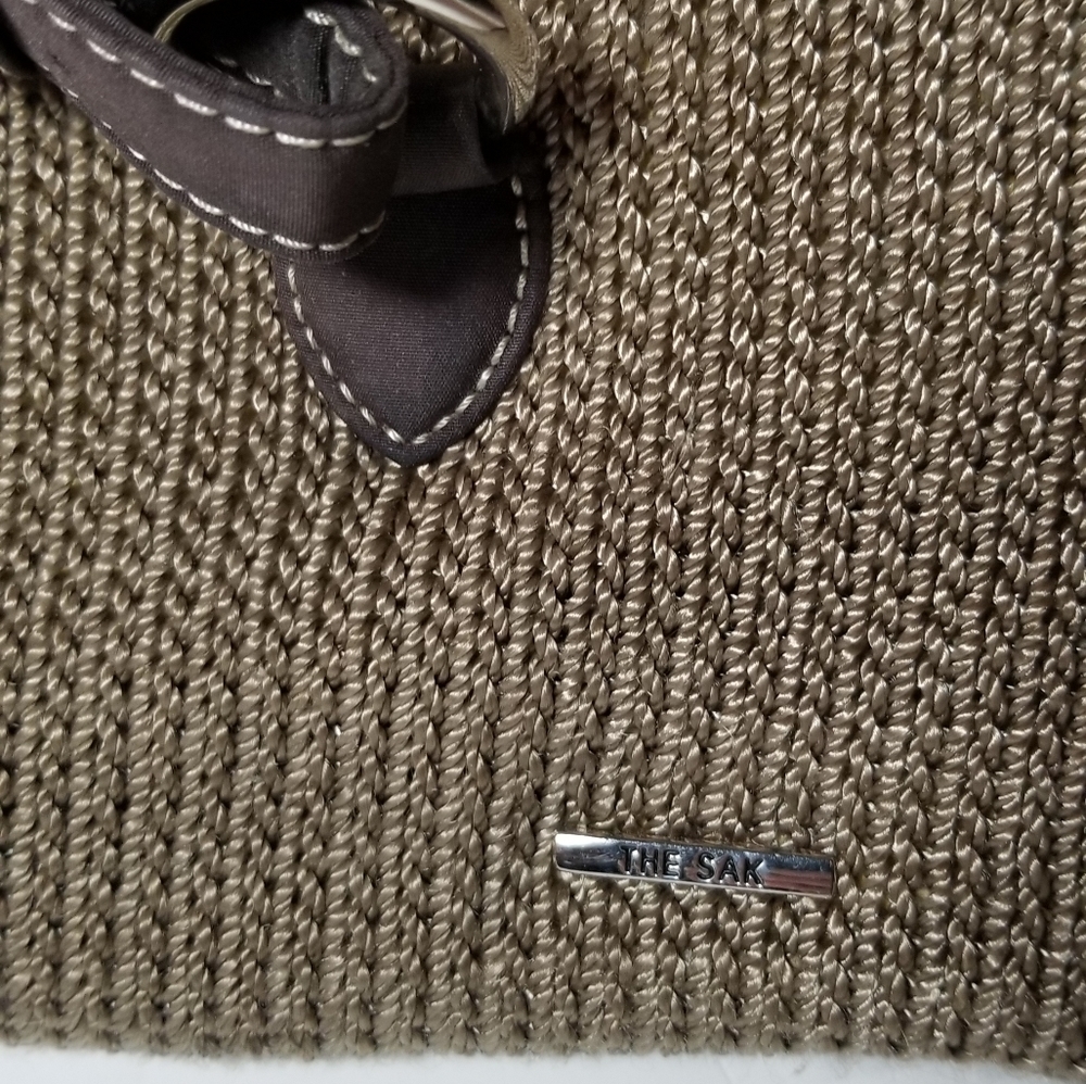 The Sak tan woven hand bag. - Picture 6 of 7